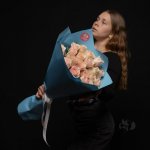 Букет с розами &laquo;Моя мама&raquo;