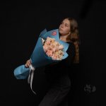 Букет с розами &laquo;Моя мама&raquo;