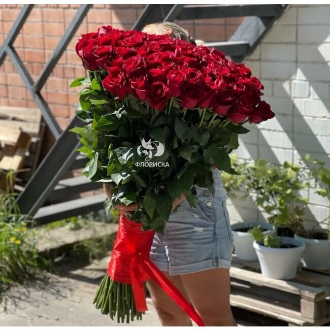 101 метрвая роза &laquo;Гранд&raquo; 