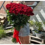 101 метрвая роза &laquo;Гранд&raquo; 