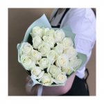 Букет из белых роз &laquo;Одна и навсегда&raquo;