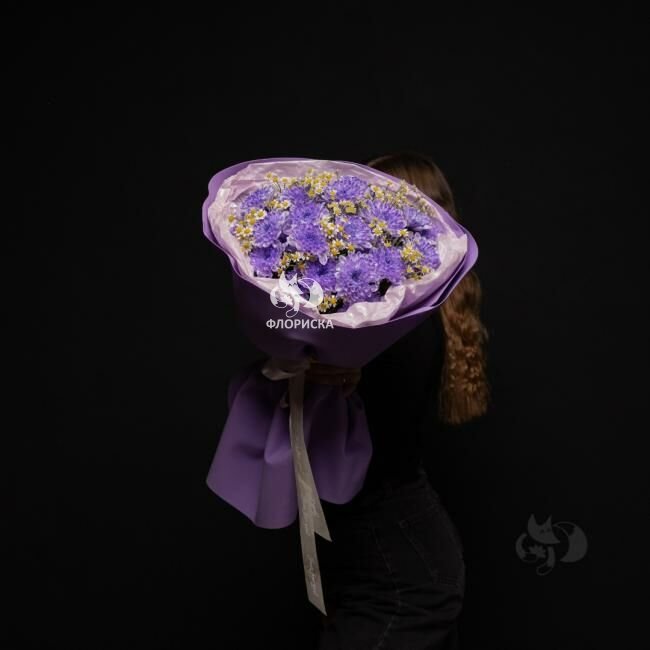 Букет из хризантем и ромашки  &laquo;Краски яркого лета&raquo;