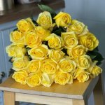 Букет с розами &laquo;Солнечный&raquo;