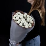 Букет из хризантем &laquo;Зефирки&raquo;