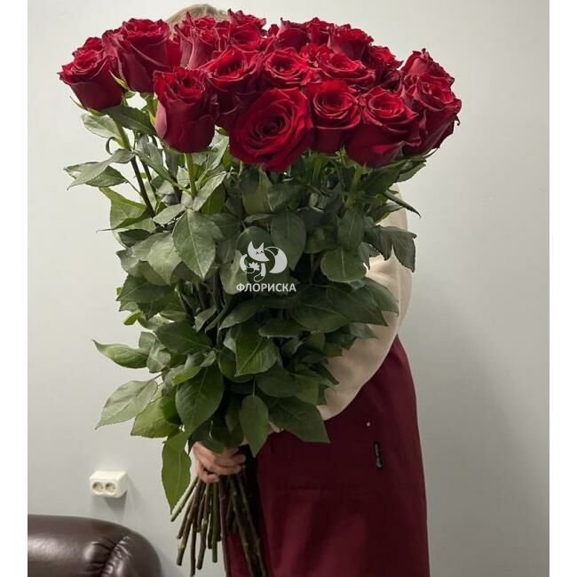  23 длинные розы (70 см) &laquo;Эффект&raquo; 