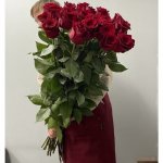  23 длинные розы (70 см) &laquo;Эффект&raquo; 