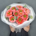 Букет с розами &laquo;Блеск&raquo;