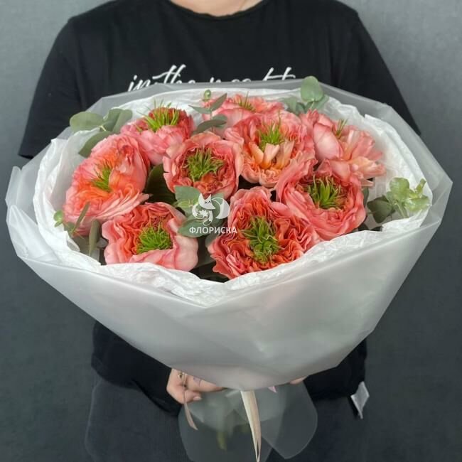 Букет с розами &laquo;Блеск&raquo;