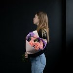 Букет из 7 розовых роз &laquo;Приятный&raquo;