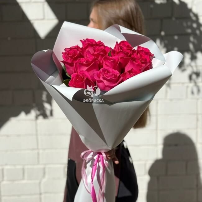 Букет из 15 розовых роз &laquo;Все лучшее в тебе&raquo;