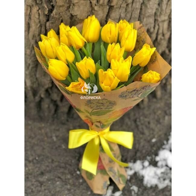Букет с тюльпанами &laquo;Летний&raquo;