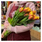 Букет с тюльпанами &laquo;Яркая весна&raquo;