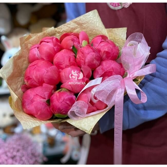 Букет с пионами &laquo;Любимка моя&raquo;