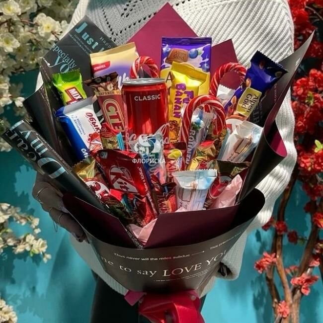 Съедобный букет &laquo;Сладкий&raquo;