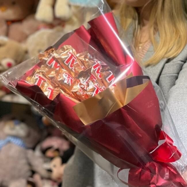 Съедобный букет &laquo;Твикс&raquo;