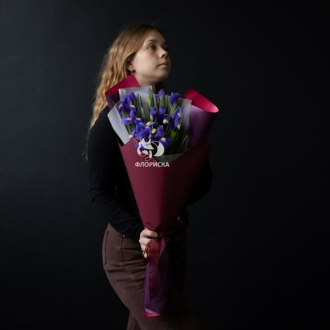 Букет из ирисов &laquo;Конфетка&raquo;