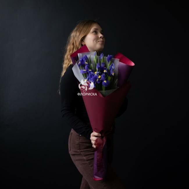 Букет из ирисов &laquo;Конфетка&raquo;
