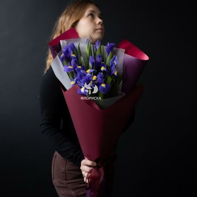 Букет из ирисов &laquo;Конфетка&raquo;