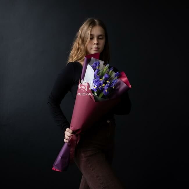 Букет из ирисов &laquo;Конфетка&raquo;