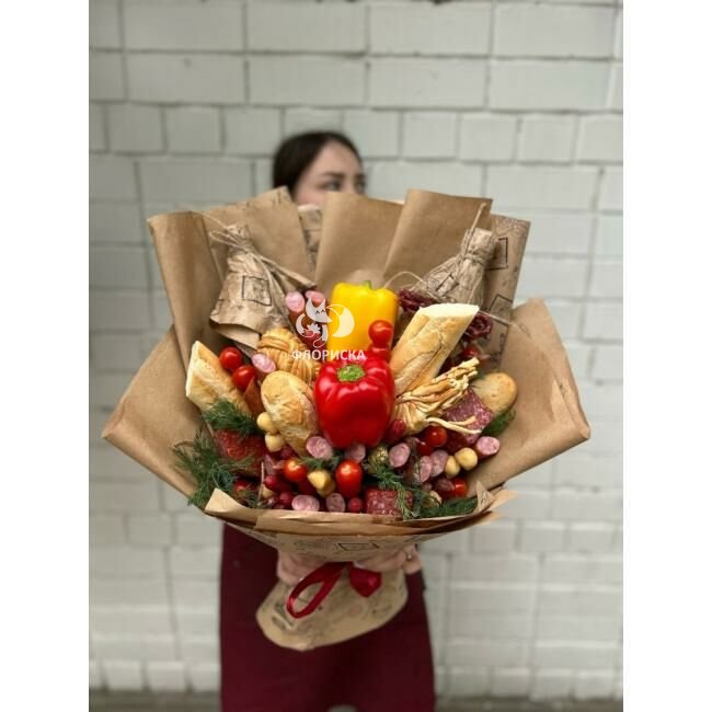 Съедобный букет &laquo;Колбаска&raquo;