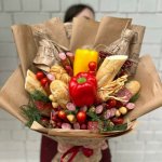 Съедобный букет &laquo;Колбаска&raquo;