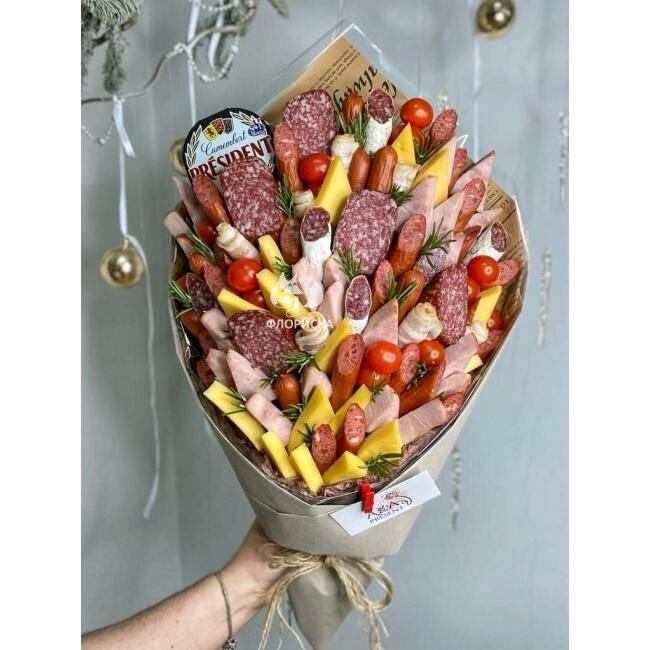 Съедобный букет &laquo;Больше мяса&raquo;