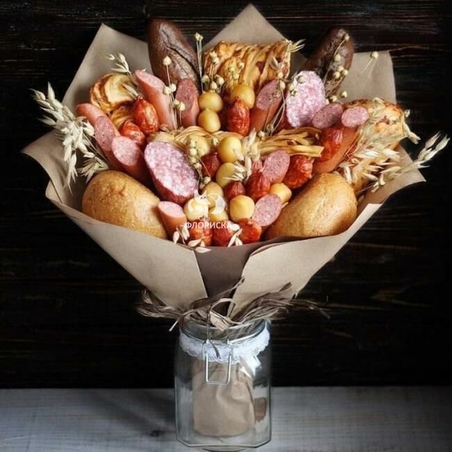Съедобный букет &laquo;Мясо!&raquo;