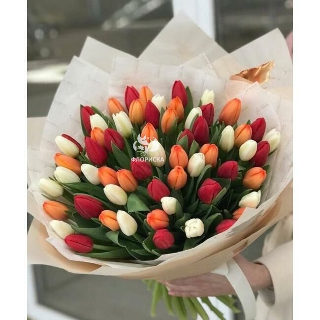 Букет с тюльпанами &laquo;Мартовский&raquo;