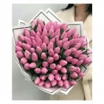 Букеты с тюльпанами &laquo;Розовый зефир&raquo;
