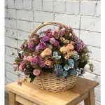 Букет искусственный &laquo;&lrm;Кустовая гвоздика&raquo;