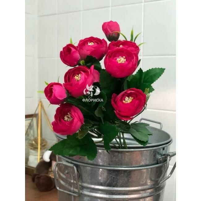 Букет искусственный &laquo;&lrm;Пион малый&raquo;