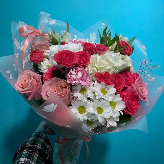 Сборный букет &laquo;Бодрящая свежесть&raquo;