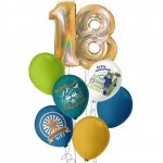 Композиция из шаров &laquo;18&raquo;