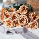 Букет с розами &laquo;Тоффи&raquo;