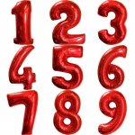 Воздушный шар &laquo;Красная цифра&raquo;