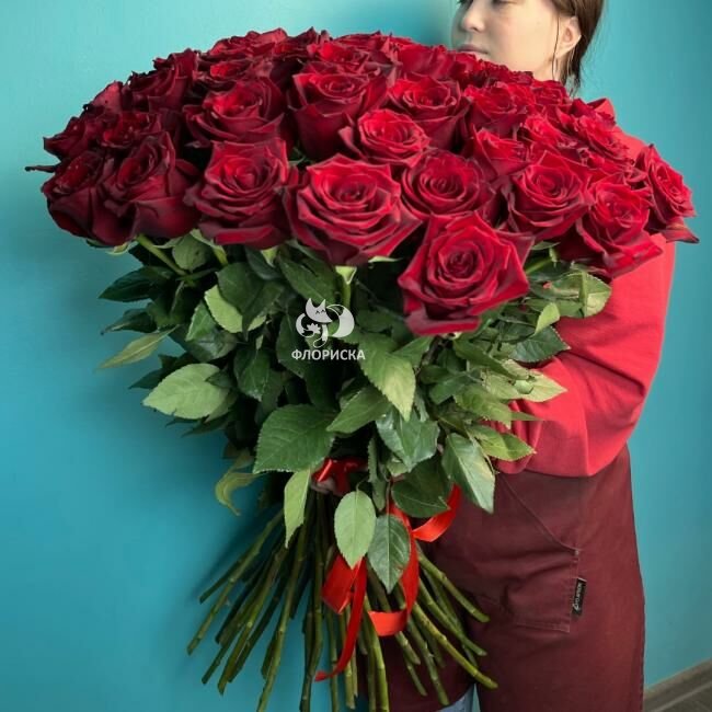  51 высокая роза &laquo;Королевский&raquo;