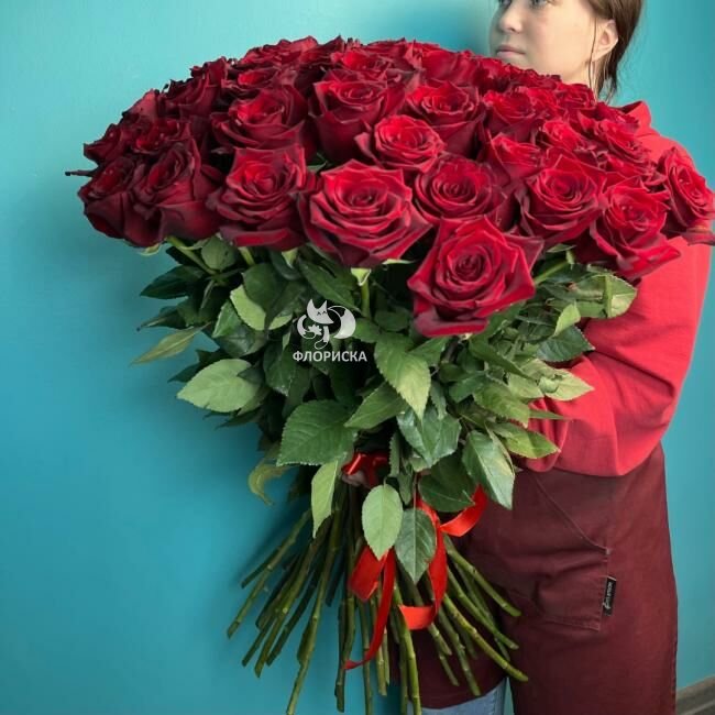  51 высокая роза &laquo;Королевский&raquo;