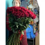  51 высокая роза &laquo;Королевский&raquo;