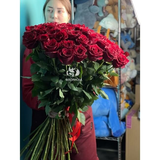  51 высокая роза &laquo;Королевский&raquo;