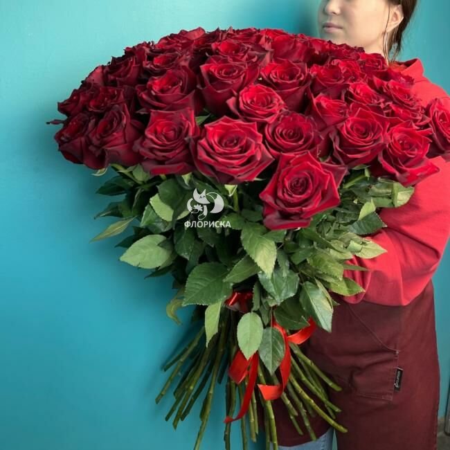  51 высокая роза &laquo;Королевский&raquo;