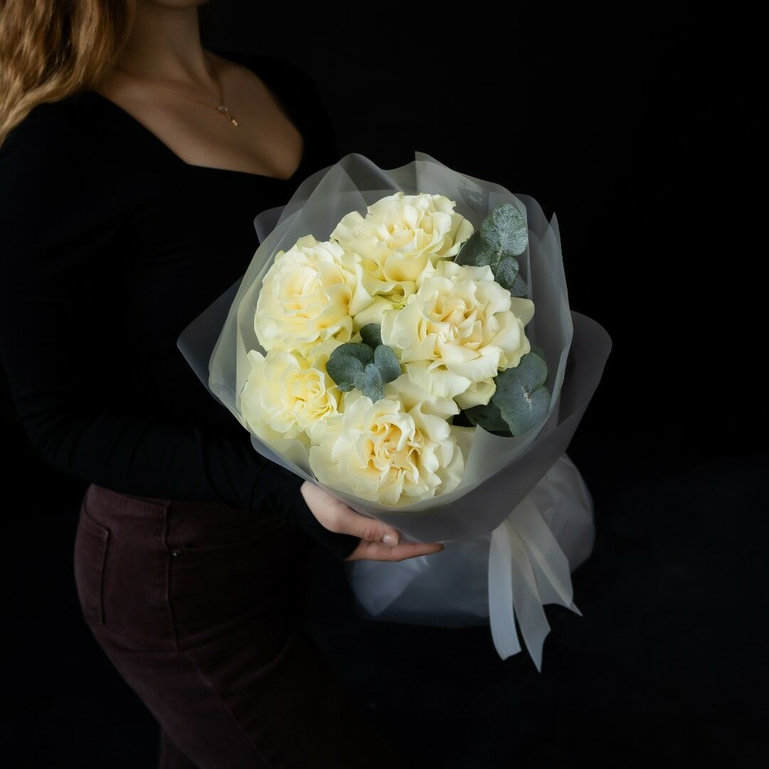 Букет с розами «Французский»