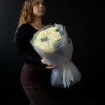 Букет с розами &laquo;Французский&raquo;