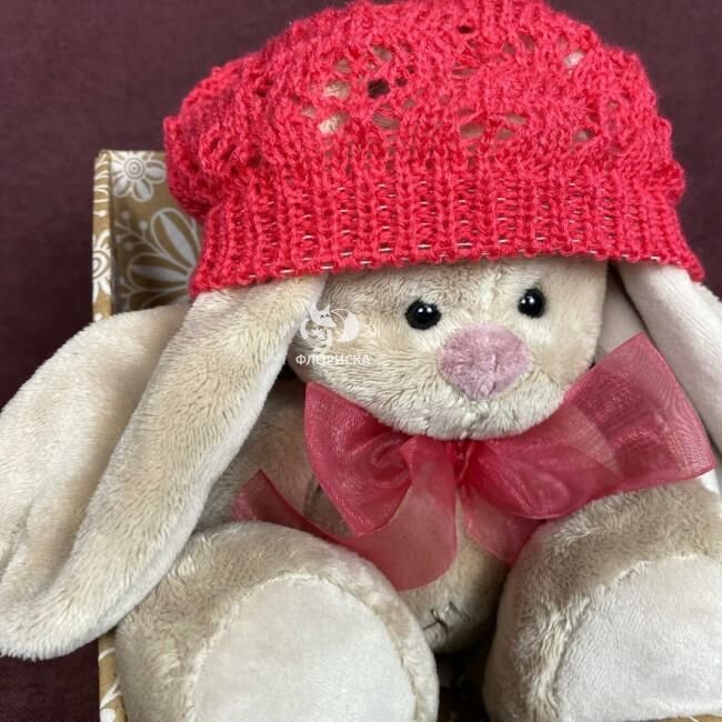 Мягкая игрушка &laquo;Зайка Ми в берете&raquo;