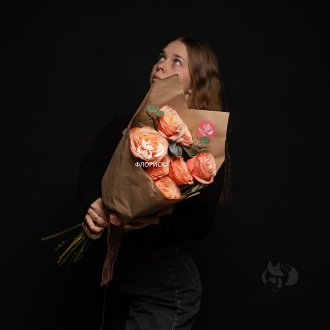 Букет с розами &laquo;Безумный восторг&raquo;