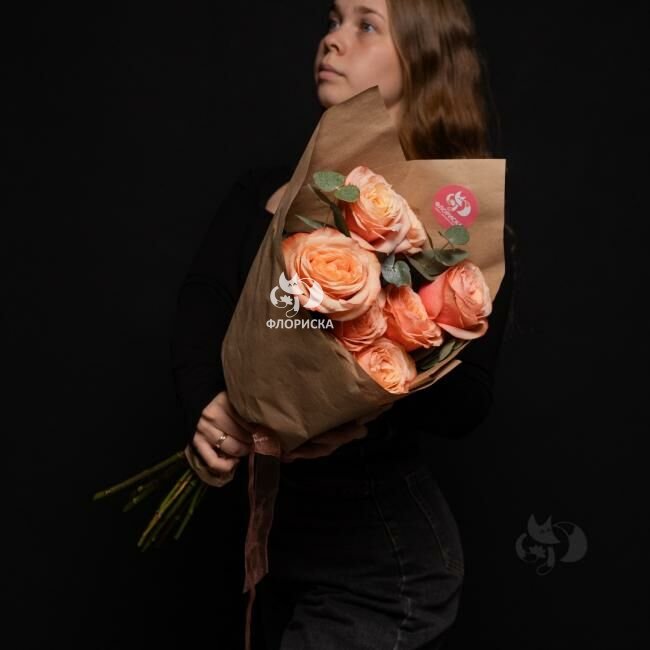 Букет с розами &laquo;Безумный восторг&raquo;