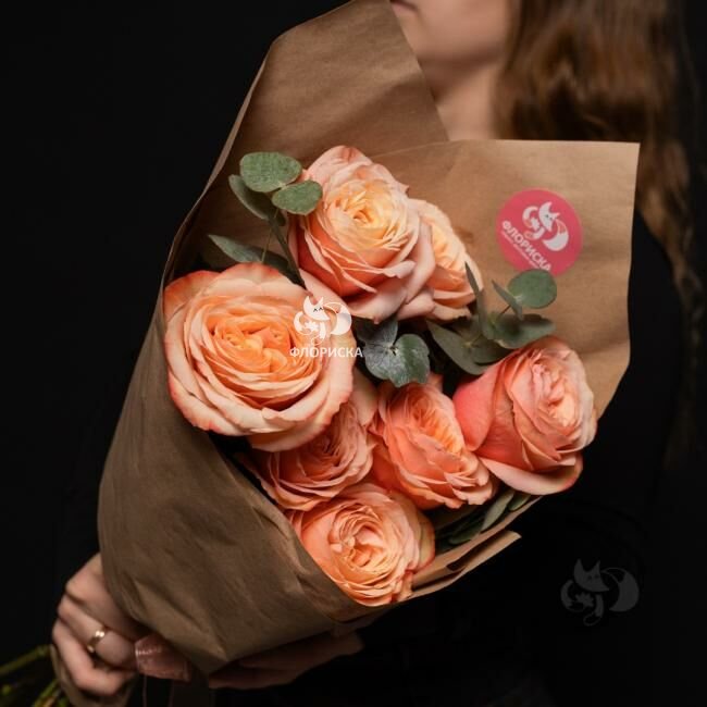 Букет с розами &laquo;Безумный восторг&raquo;