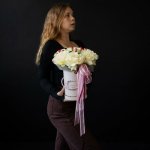 Цветы в коробке &laquo;Лилит&raquo;