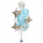 Композиция из шаров &laquo;Нежный праздник&raquo;