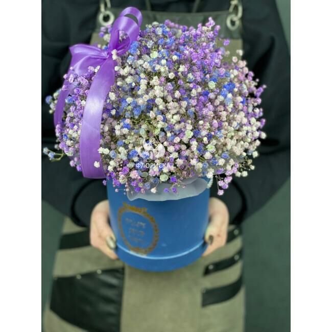 Цветы в коробке &laquo;Туман&raquo;