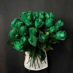 Букет с розами &laquo;Зеленый&raquo;